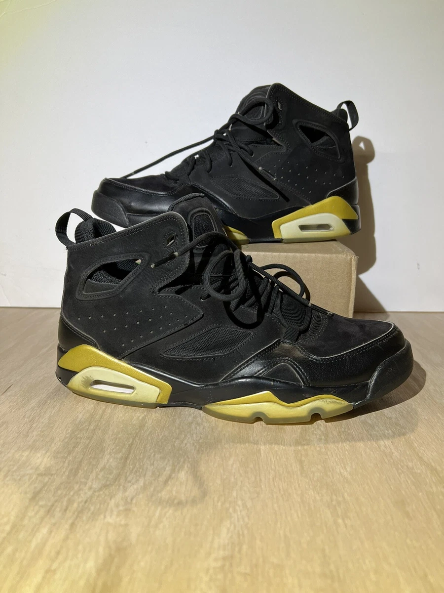 Jordan flight club hotsell 91 black metallic gold