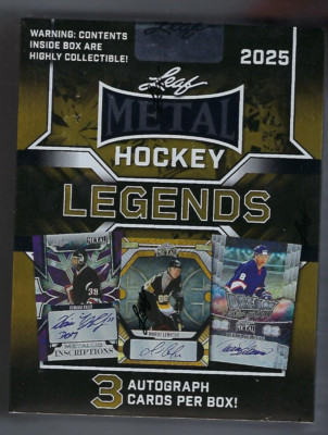 2025 Leaf Metal Legends Hockey Hobby Box | eBay