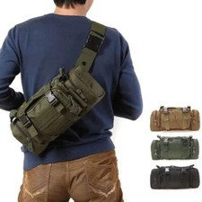 Outdoor Tactical Backpack Waist Bag Camping Hiking Pouch Chest Bag Lightweight