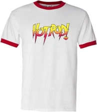 Men's Rowdy Roddy Piper Hot Rod Wrestling White Adult T-Shirt