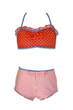 Girls 2 Piece Swimming Tankini Bikini Set Kids Swimsuit 4 to 6 years Costume