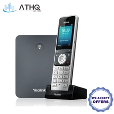 Yealink W76P Cordless DECT Handset IP Phone SIP System Office Supplies