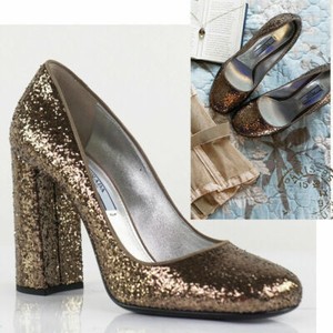 prada glitter heels