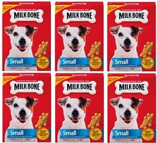 (6) boxes 7910090202 24oz Small Milk-Bone Milk Bone Dog Biscuit Treats Snacks 