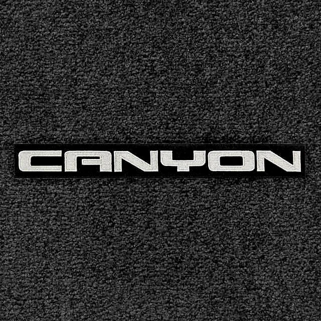 Alfombrillas LLOYD Classic Loop delanteras con logotipos GMC CANYON 2004 a 2012 doble cabina Foto 2 de 4