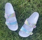Stoney Clover Lane x Target TIE DYE Rainbow Slide Sandals SZ 11 — photo 1