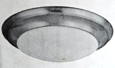 Nuvo Lighting 60-3271 1 Light 11.5 ''W Flush Mount Bowl Ceiling - Brushed Nickel 