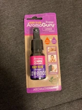 AromaGuru Dropper LAVENDER Armoatherapy .27 fl oz. 100% Pure & Natural Essential