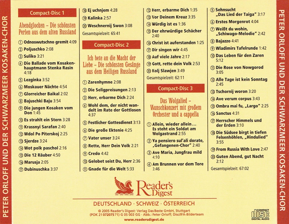 ( 3CD's) Peter Orloff und der Schwarzmeer Kosaken-Chor - Es strahlt ein Stern - Bild 2 von 2