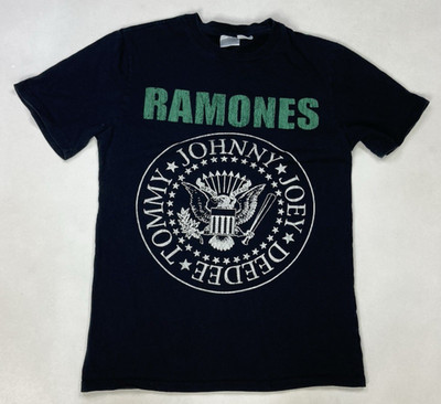 Ramones World Tour 1978 Graphic T-shirt Women XS Black Short Sleeve Music Merch