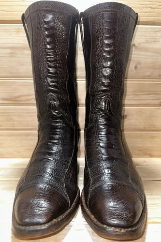Lucchese Ostrich Leg Including Shafts Exotic Cowboy Boots 10.5B could ...