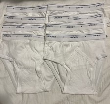 Set of 8 VINTAGE Jockey Classic Brief Y Front Size 32 Tighty Whitey