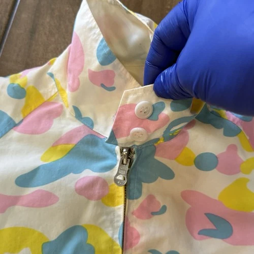 Bape Bathing Ape Cotton Candy Camo Reversable Jacket Size Tall 100% Nylon image 20