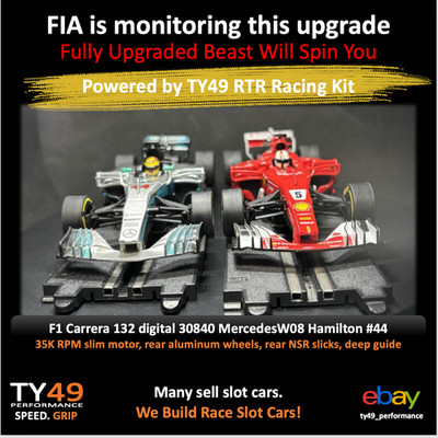 Choose Your Any NEW Carrera digital 1/32 F1 MODERN slot car with RTR RACING KIT