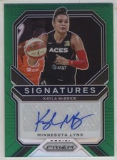 2021 WNBA Prizm Green #SG-KMB Kayla McBride Signatures Auto Free Shipping!