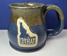Sunset Hill Stoneware Idaho I'd Run That Trail Running Coffee Mug Made in USA