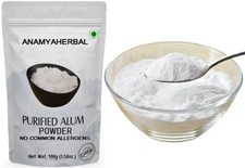 Alum, Fitkari Powder Skin Tightening Natural Antiseptic Deodorant - Free Ship