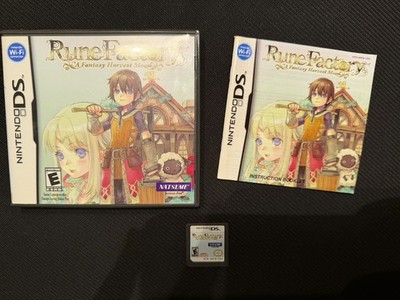Rune Factory A Fantasy Harvest Moon Nintendo DS CIB Authentic NTSC-U/C