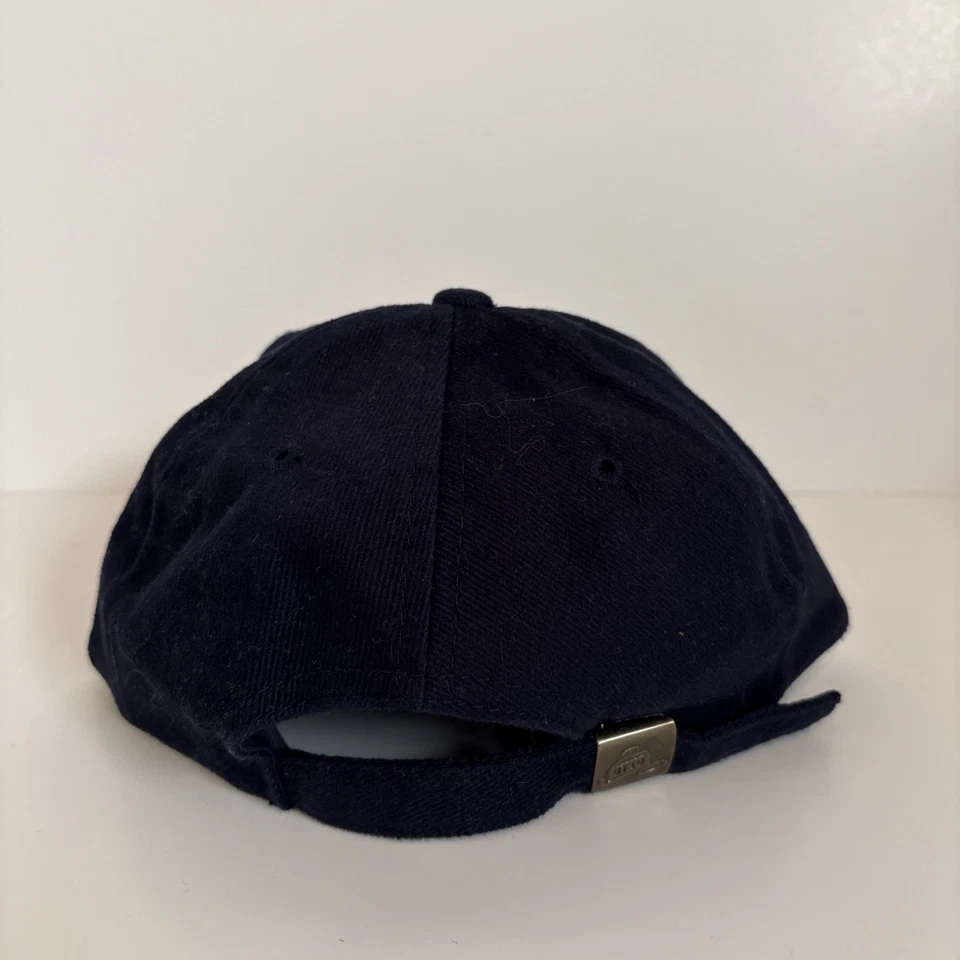 Винтажная бейсболка Fox Sports темно-синяя регулируемая с вышивкой - Изображение 4 из 4