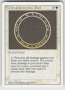 Circle of Protection: Black (Revised Edition) Magic: The Gathering