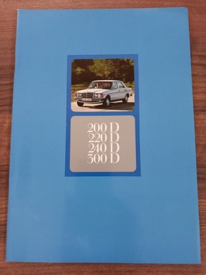 Mercedes-Benz 200D 220D 240D 300D W123 04/76 aus Originalverpackung Prospekt