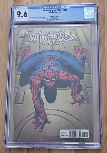 Marvel Amazing Spiderman #800 Remastered 1:500 Steve Ditko Color variant CGC 9.6
