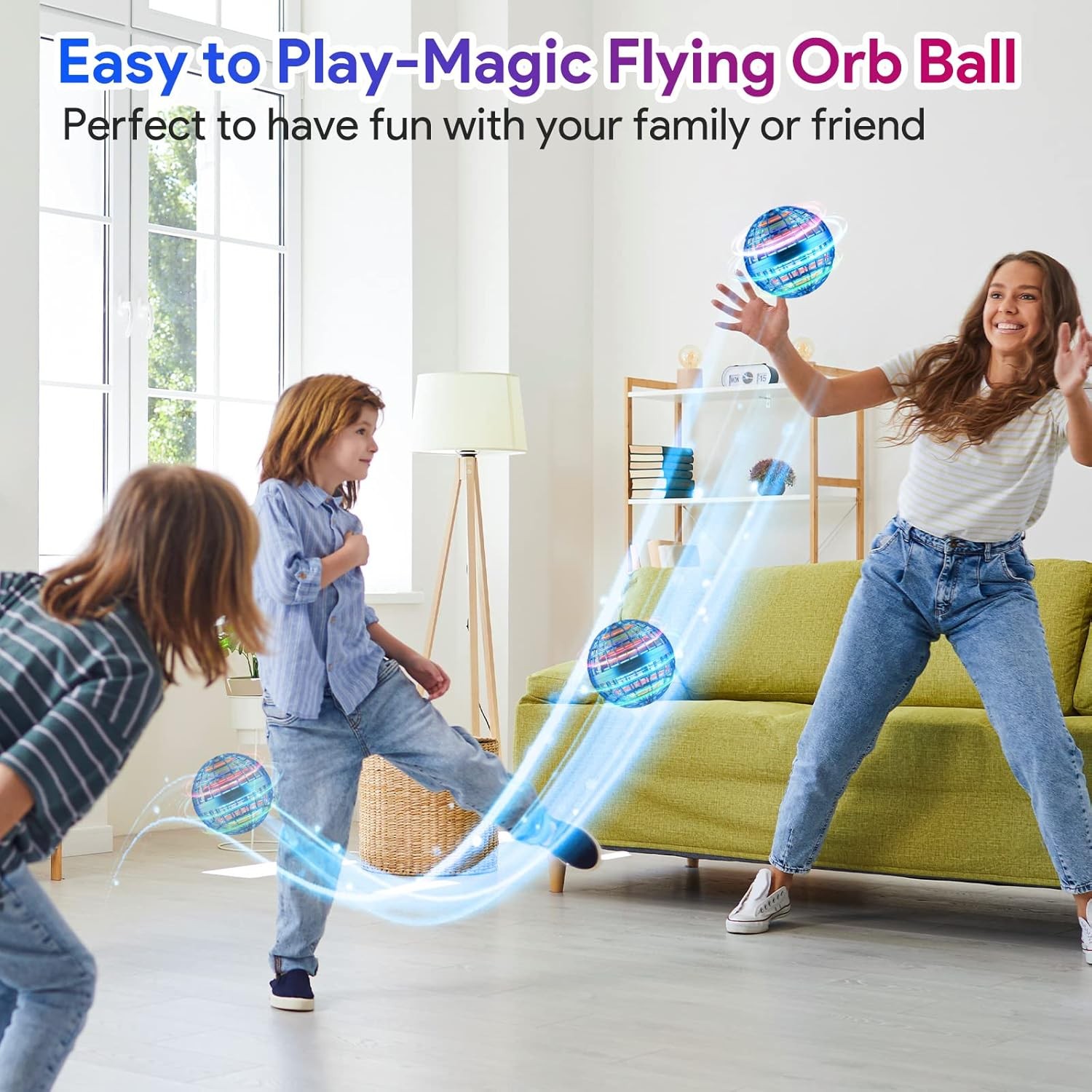 2025 Flying Orb Ball, Boomerang Hover Space Ball Flying Spinner, Orb Drone Orbit