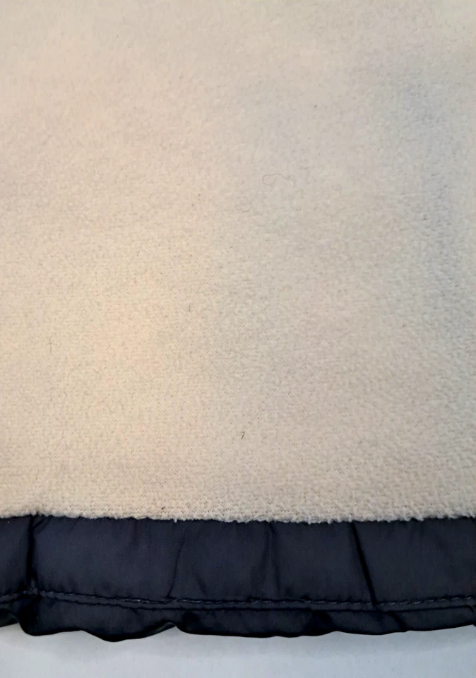 Antiguo chaleco acolchado azul marino forrado de vellón sin escarcha para niñas L 10-12 azul al aire libre acogedor Foto 4 de 4