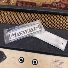 Marshall JTM45 Sarg Metall Badge Logo Verstärker Original Neuauflage Neu & unbenutzt