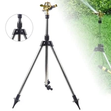 Impact Sprinkler on Tripod Base Large Area Water Sprinkler for Lawn Yard Garden