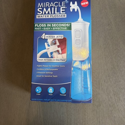 #ad #ad Ontel Miracle Smile Water Flosser for Teethamp;Gum Health Unique H Shaped Flossing $26.00