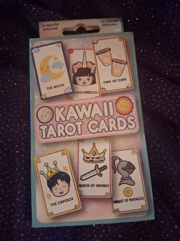 Cute Kawaii Tarot Cards for Beginners - Anime Magic Oracle Deck for Teens