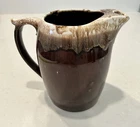 VTG McCoy USA #7011 Large 10" Brown Drip Glaze Pitcher MCM 1960s Pottery Retro