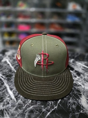 EXCLUSIVE ERA HOUSTON ROCKETS 'NIGHTMARE  SCYTHE' HAT 7 1/2 TBG BETTER 🔥💯🤘 - product listing photo