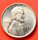 1943-P Lincoln Wheat Cent Penny GEM BU From an Original Bank Roll