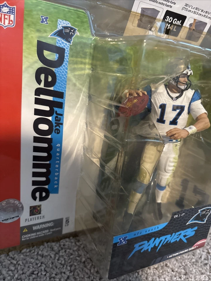 Nueva figura sellada McFarlane Toys Jake Delhomme Carolina Panthers NFL  Foto 3 de 4