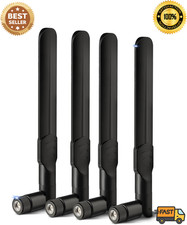 4 Pack TACTACAM 4G LTE Cellular Trail Camera Antenna 8dBi RP-SMA Male Spypoint