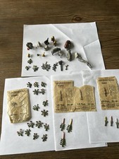 Britains Miniature Garden (Lead) W/ Original Packaging Flowers And Animals