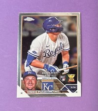 Topps 2023 Chrome Vinnie Pasquantino Kansas City Royals Rookie USC85