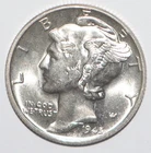 1945 Mercury Dime CHOICE BRILLIANT UNCIRCULATED (I261)