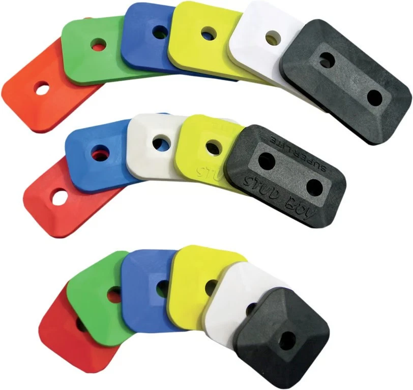 Stud Boy Super-Lite Plus Double Backer Plates - Black Snowmobile 2463-P1-BLK - Image 3 of 4