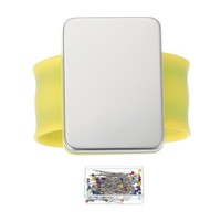 "1 StüCk Magnetisches Nadelkissen Armband FüR NäHen Mit 1,5\" Nadeln, Gelb"