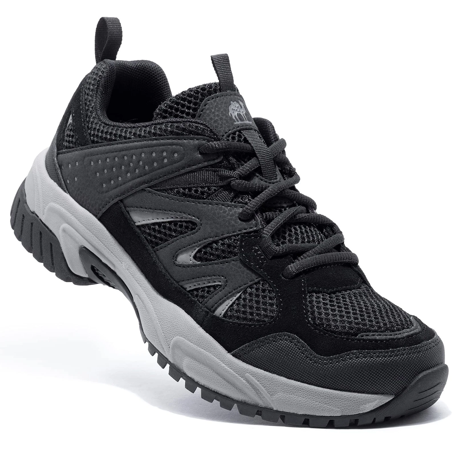Hiking Shoes Men Lightweight Non-Slip Breathable Sneakers Low Top Walking Sho...