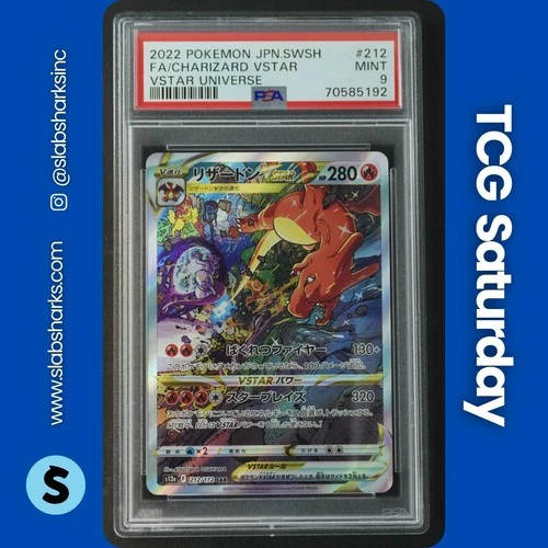 2022 POKEMON SWSH VSTAR UNIVERSE JP #212/172 CHARIZARD SPECIAL ART RARE PSA 9