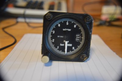 Höhenmesser Altimeter Winter10000 Fuß  Einbaumaß 54mm