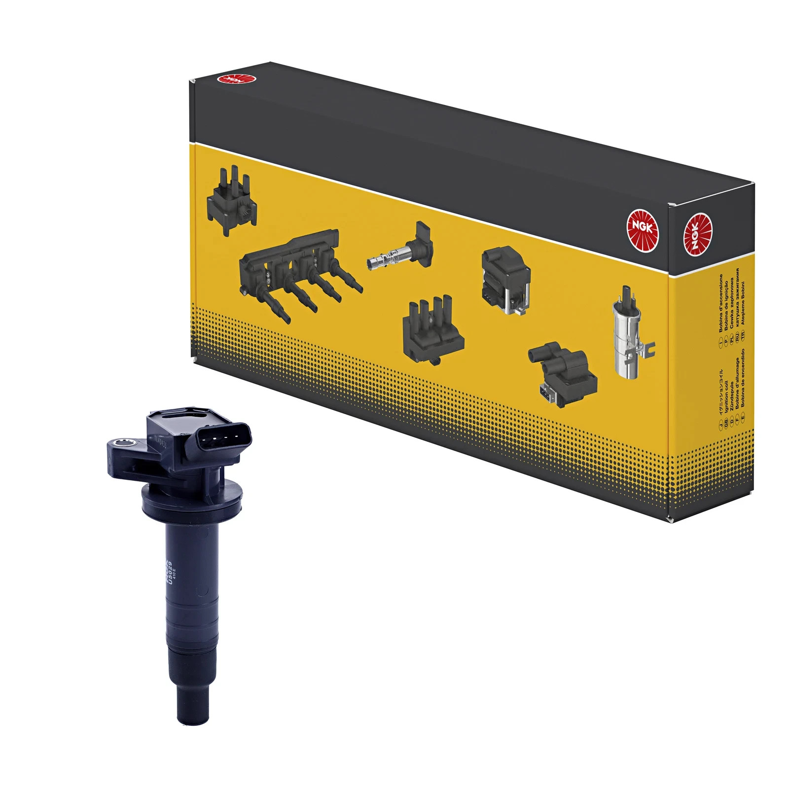 Bobine d'allumage NGK U5029 haute durabilité pour berline et citadine TSI