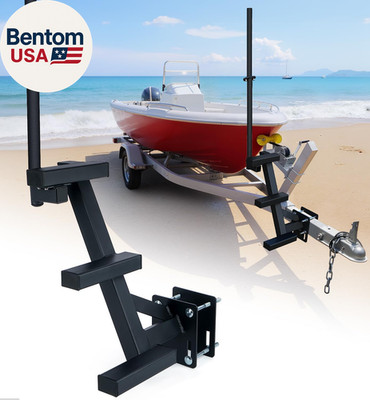 Boat Trailer Steps with Handrail Heavy-Duty Boat Boarding Step Ladder for the To