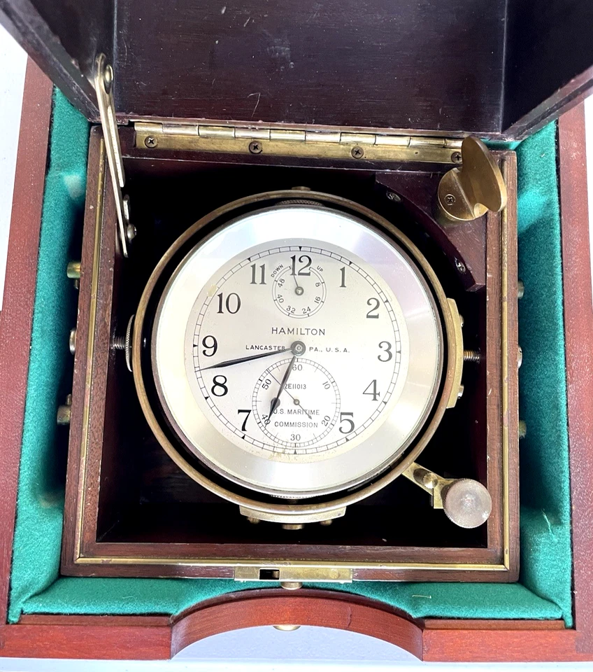 HAMILTON CRONÓMETRO MARINO MODELO 21 - SEGUNDA GUERRA MUNDIAL Foto 4 de 4