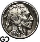 1919-D Buffalo Nickel, Tougher Denver Mint Issue