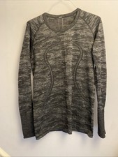 Lulu Lemon Mens Compression Long Sleeve Top Large Grey
